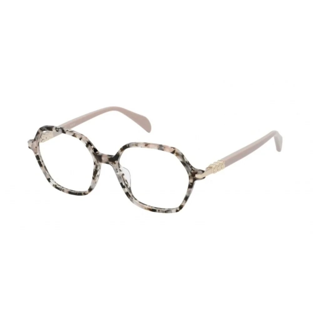 NWT Tous VTOB10-0ALD-52 Tortoise Beige Square 52mm Eyeglasses